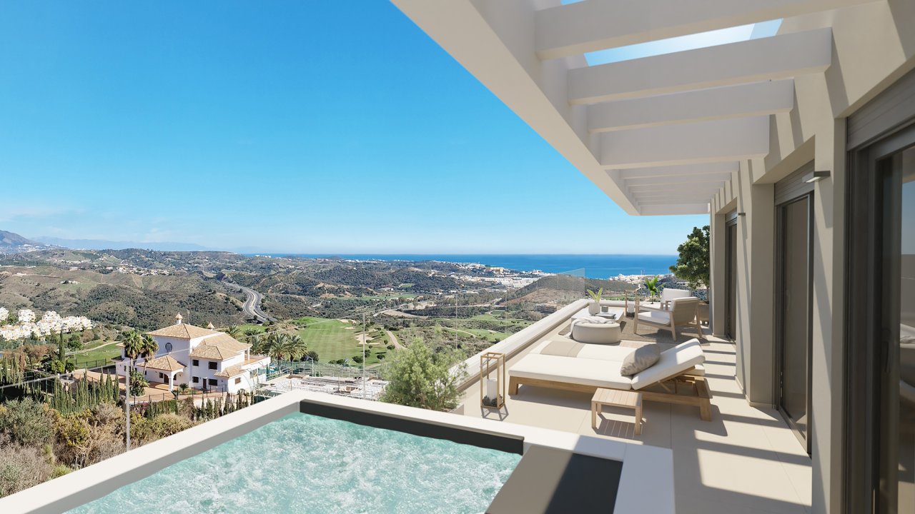 Magnificent 2 bedroom apartment with solarium in Calanova